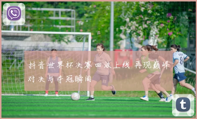 抖音世界杯决赛回放上线 再现巅峰对决与夺冠瞬间