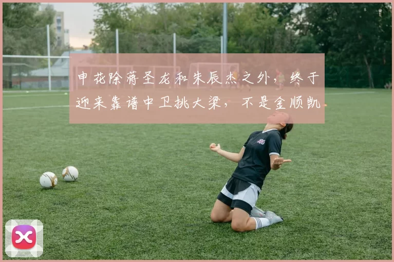 申花除蒋圣龙和朱辰杰之外,终于迎来靠谱中卫挑大梁,不是金顺凯